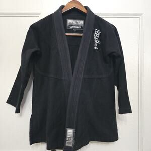 Venum Contender Brazilian Jiu-Jitsu Judo Gi Youth Sz 32 Black Top Only Combat